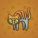 Scared Cat #14586 Scared Cat #14586