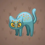 Scared Cat #14594 Scared Cat #14594