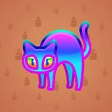 Scared Cat #14711 Scared Cat #14711