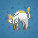 Scared Cat #1479 Scared Cat #1479