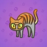 Scared Cat #14840