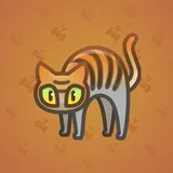 Scared Cat #14841 Scared Cat #14841