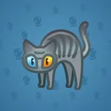Scared Cat #14909 Scared Cat #14909