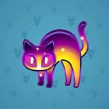 Scared Cat #1495 Scared Cat #1495