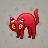 Scared Cat #15077 Scared Cat #15077
