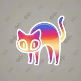 Scared Cat #15085 Scared Cat #15085
