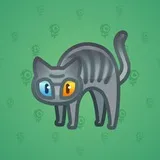Scared Cat #1521