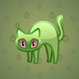 Scared Cat #1532 Scared Cat #1532
