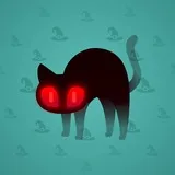 Scared Cat #1535 Scared Cat #1535