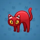 Scared Cat #15485 Scared Cat #15485
