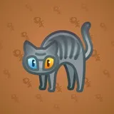 Scared Cat #15695 Scared Cat #15695