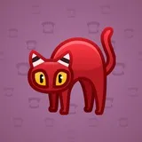 Scared Cat #16031 Scared Cat #16031