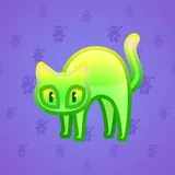 Scared Cat #16033 Scared Cat #16033