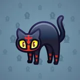 Scared Cat #16038 Scared Cat #16038