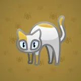 Scared Cat #1606 Scared Cat #1606