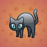 Scared Cat #1616 Scared Cat #1616