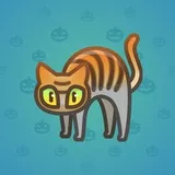 Scared Cat #16174 Scared Cat #16174