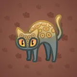 Scared Cat #16299 Scared Cat #16299
