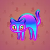 Scared Cat #16328 Scared Cat #16328