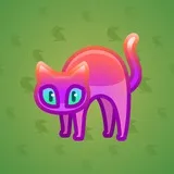 Scared Cat #1637 Scared Cat #1637