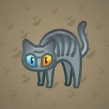 Scared Cat #16375 Scared Cat #16375