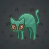 Scared Cat #16382 Scared Cat #16382