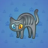 Scared Cat #16416 Scared Cat #16416