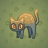Scared Cat #16449 Scared Cat #16449