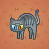Scared Cat #16451 Scared Cat #16451