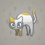 Scared Cat #16494 Scared Cat #16494