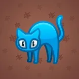 Scared Cat #16501 Scared Cat #16501