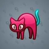 Scared Cat #16517