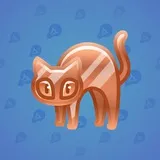 Scared Cat #16554 Scared Cat #16554