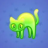 Scared Cat #16557 Scared Cat #16557