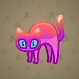 Scared Cat #16609 Scared Cat #16609