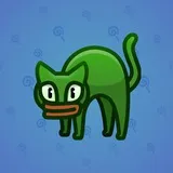 Scared Cat #1665 Scared Cat #1665