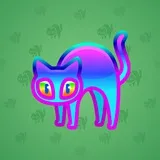 Scared Cat #16654 Scared Cat #16654