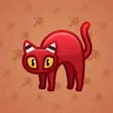 Scared Cat #1666 Scared Cat #1666