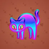 Scared Cat #1667 Scared Cat #1667