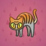 Scared Cat #16724 Scared Cat #16724