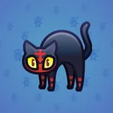 Scared Cat #17016 Scared Cat #17016