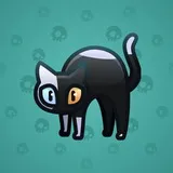 Scared Cat #17048 Scared Cat #17048