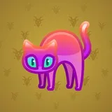 Scared Cat #17178
