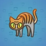 Scared Cat #17207 Scared Cat #17207
