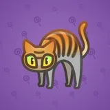 Scared Cat #17253 Scared Cat #17253