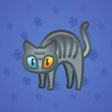 Scared Cat #17254 Scared Cat #17254