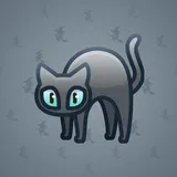 Scared Cat #1728 Scared Cat #1728