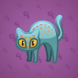 Scared Cat #17360 Scared Cat #17360