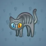 Scared Cat #17374 Scared Cat #17374