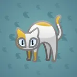 Scared Cat #17493 Scared Cat #17493